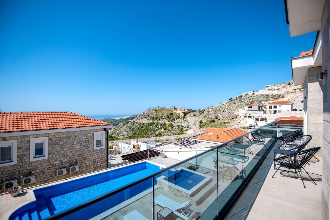 Luxury Villa Miriam With Private Pool And Jet Pool Near Dubrovnik Ivanica Exterior foto
