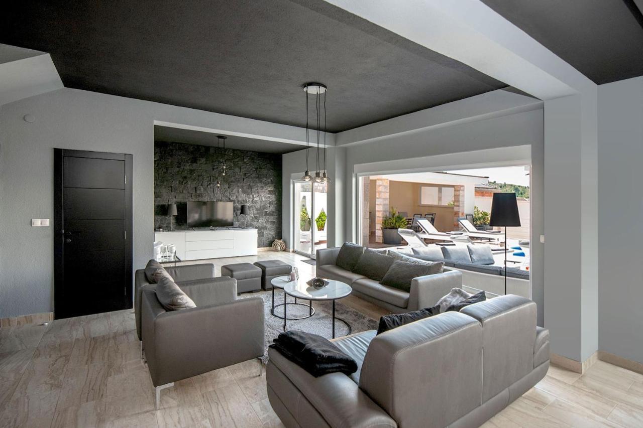 Luxury Villa Miriam With Private Pool And Jet Pool Near Dubrovnik Ivanica Exterior foto