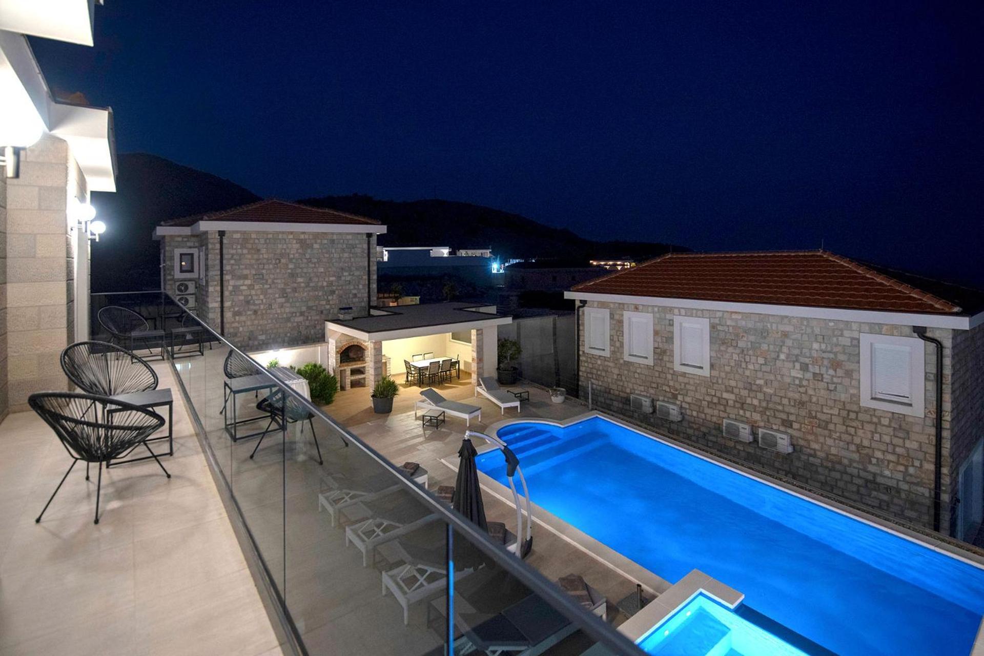 Luxury Villa Miriam With Private Pool And Jet Pool Near Dubrovnik Ivanica Exterior foto